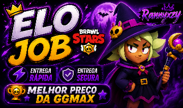 BRAWL STARS UP DE CONTAS (TROFÉUS/RANK/PRESTÍGIO) - ELO JOB