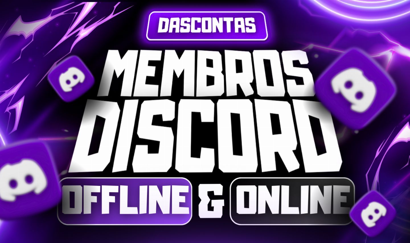 DISCORD MEMBROS OFFLINE E ONLINE PROMOÇÃO!!!! (MELHOR PREÇO E ENTREGA RAPIDA)