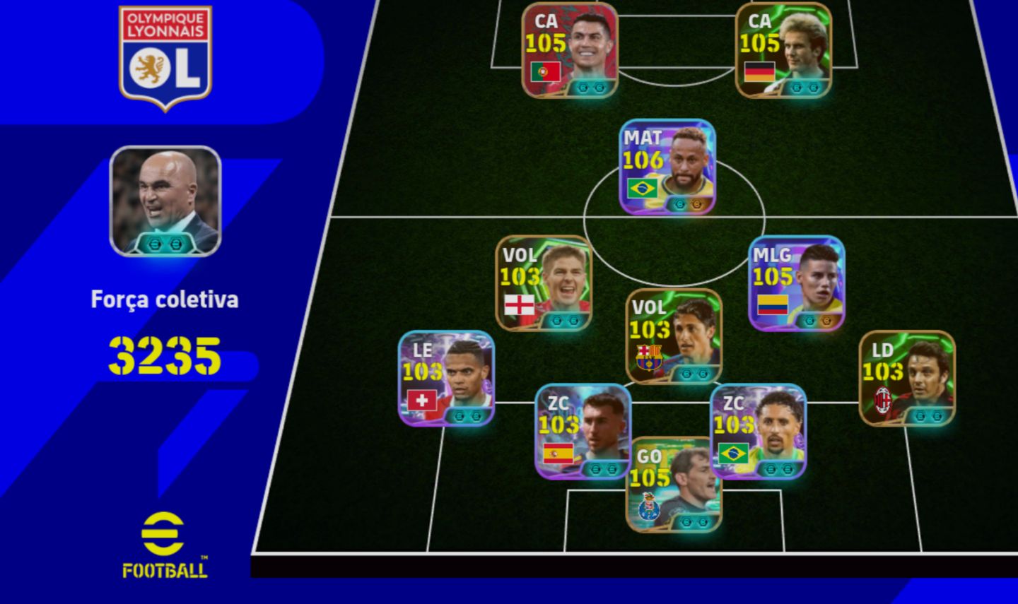 CONTA ABSURDA COM NEYMAR 106 E RUMMENIGGE 105 E JAMES RODRIGUES 105