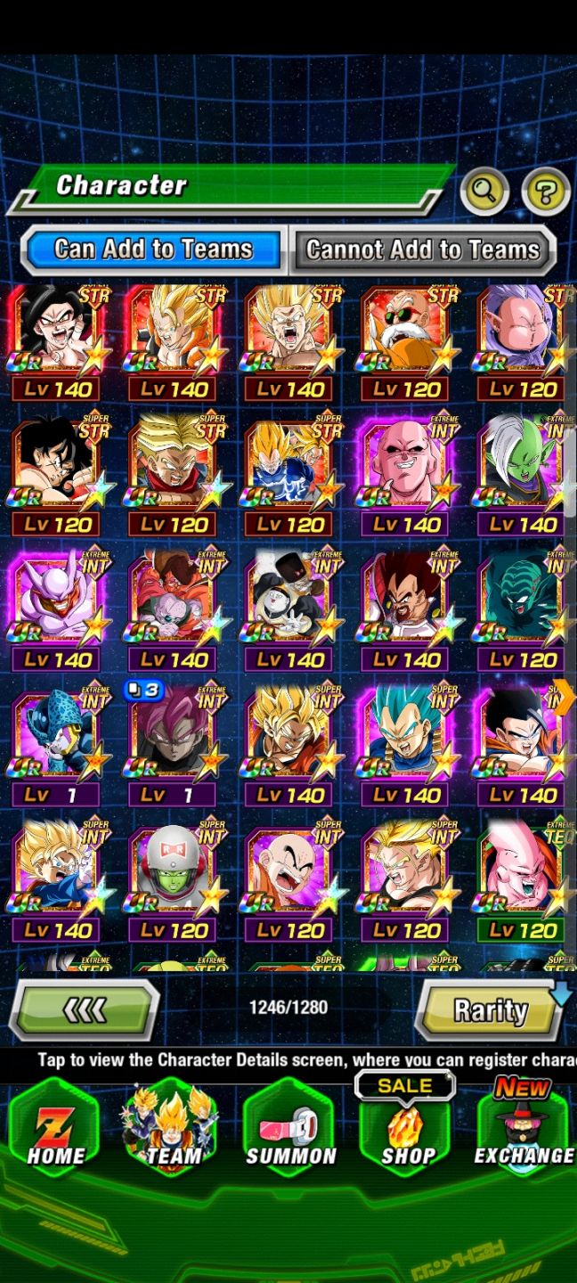 CONTA MID GAME COM MUITOS PERSONAGENS META - DOKKAN BATTLE