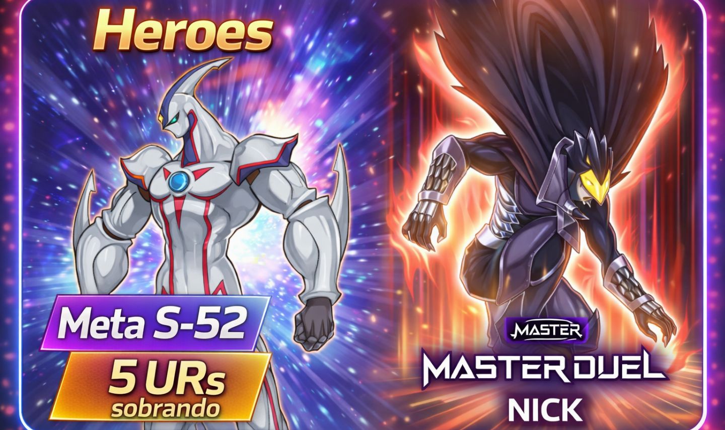 Master Duel Conta Deck Heros Meta S-52 (Entrega Automática)