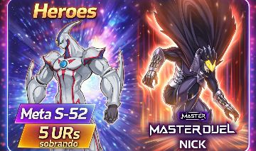 Master Duel Conta Deck Heros Meta S-52 (Entrega Automática)