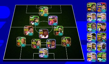 Conta efootball messi 105 ibra 108
