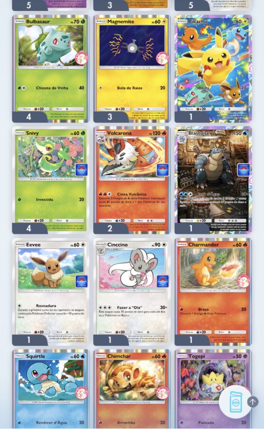CONTA TCG POCKET, +2000 carta, conta criada em 2024, com 3 gold e diversas raras