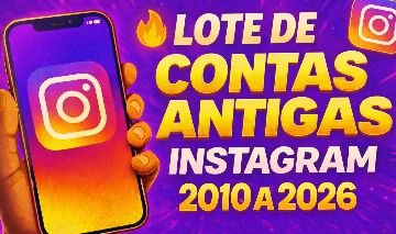 CONTAS 2010 A 2026 instagram MELHOR PREÇO DO MERCADO!!!
