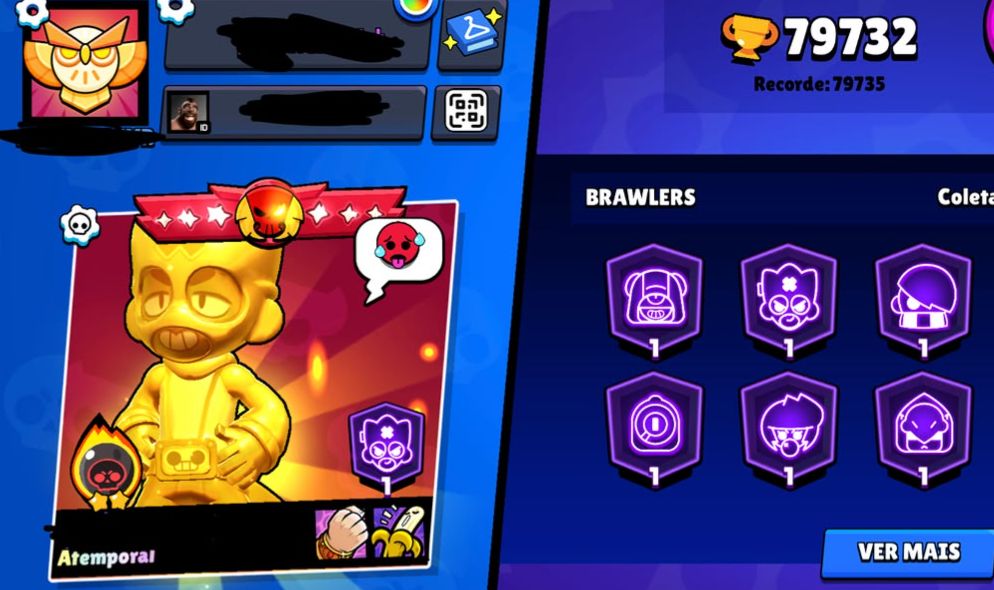 BRAWL STARS OG 79K | 545 SKINS | TODAS HIPERCARGAS | +R$ 8000 GASTOS