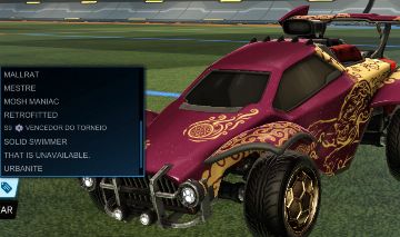 CONTA COM TAG CHAMPION ROCKET LEAGUE + ITENS E UNRANKED (FAKE ALPHA BOOST)