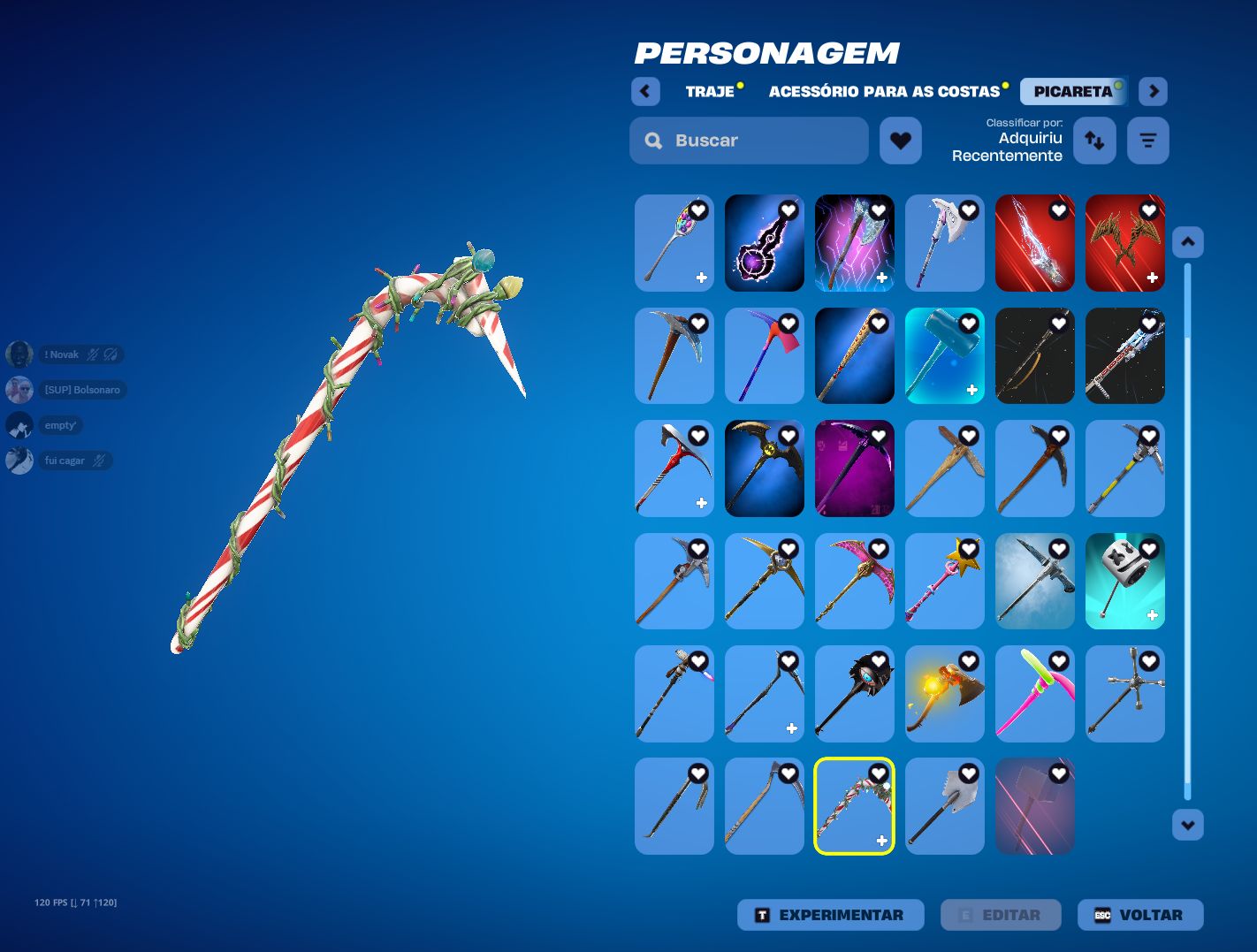 CONTA DE FORTNITE COM MACHADO DO KRATOS ! MAIS INFO DESCRIÇÃO