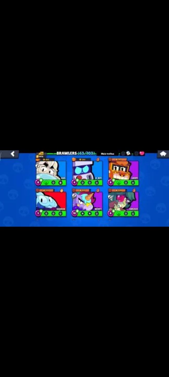 CONTA DE BRAWL STARS COM MUITOS TROFEUS E SKINS LENDARIAS