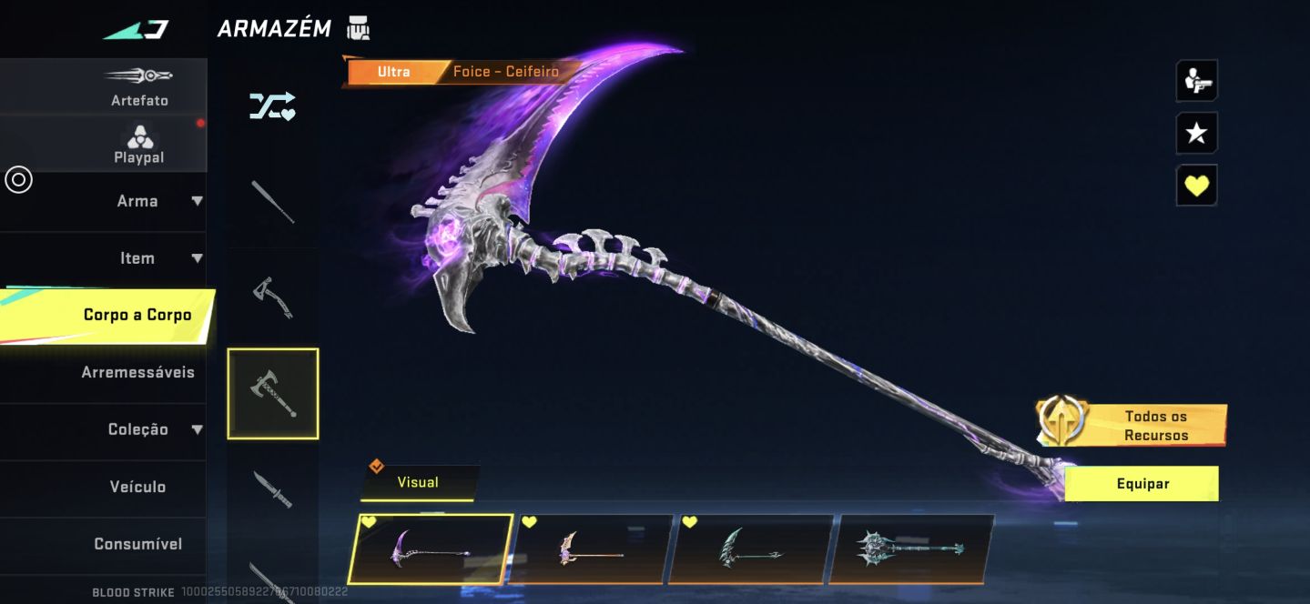 Conta BLood strike +de 3k gasto na conta mts eternas e 2 evo