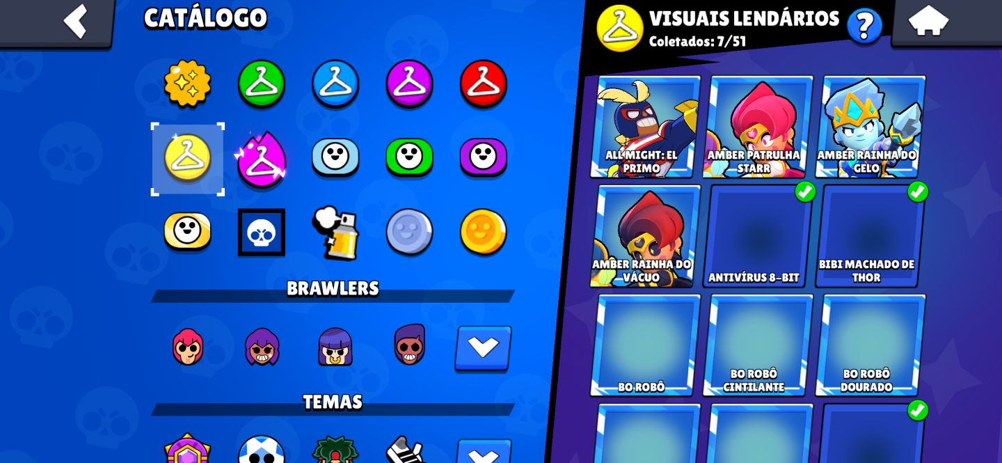 Conta brawl stars 70k + 263 skins
