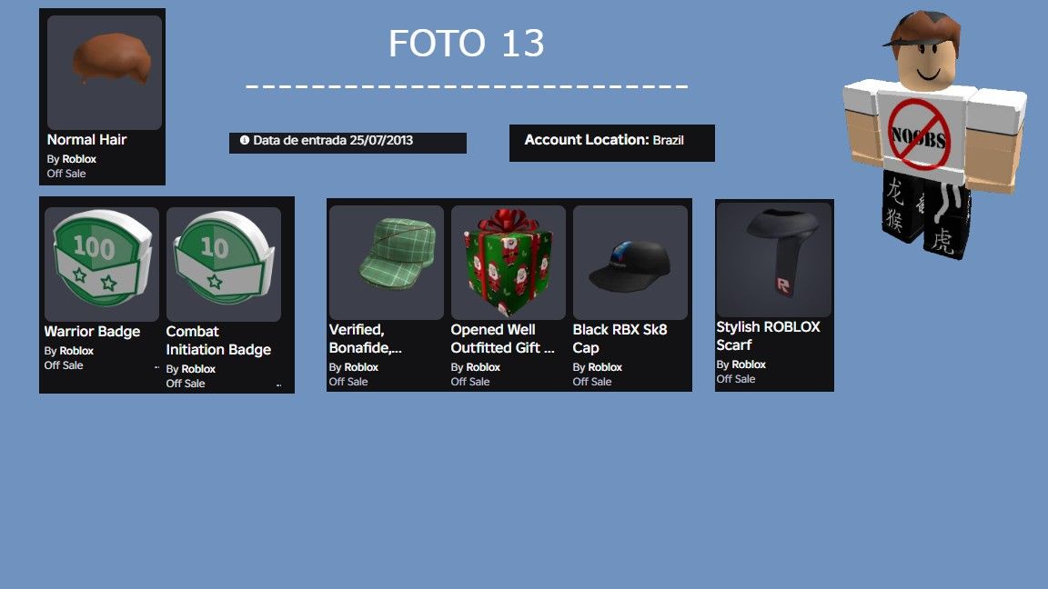 50% CONTAS ANTIGAS ROBLOX + OFFSALES + Bundle Rara