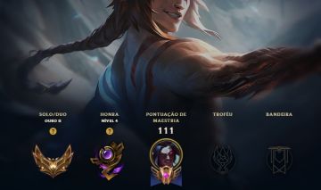 Conta lol usada como smurf com muita skin