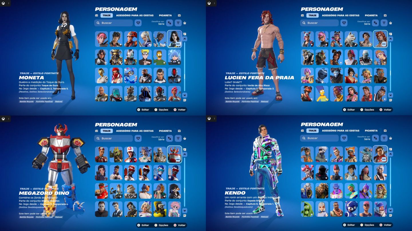 Conta Fortnite com Salve o Mundo Fundador + 613 Skins, Full Acesso
