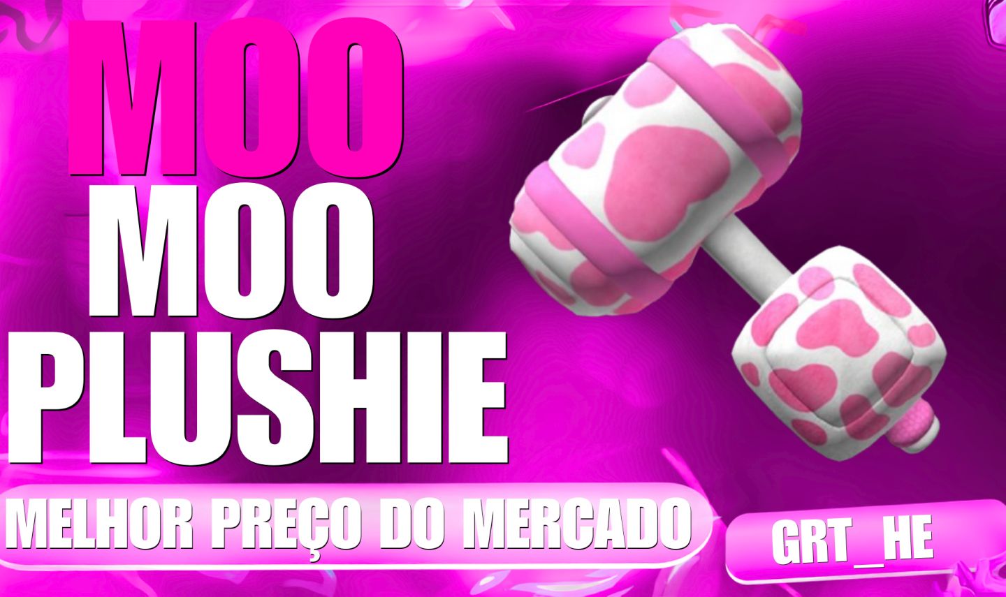 SET MOO MOO PLUSHIE - FLEE THE FACILITY (ROBLOX) ITEM MAIS RARO DO FTF!