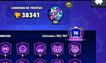 CONTA TOP BRAWL STARS 38.3K TROFÉUS!