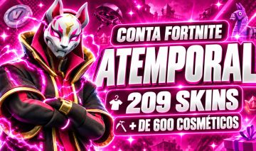 FORTNITE OG 2018 | 209 SKINS | LEVIATÃ | CLUTCH + GRIND | +600 COSMÉTICOS