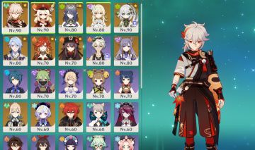 AR56 KLEE R2 / LAUMA R1 / HUTAO / MAVUIKA / KAZUHA / NAHIDA / AYATO