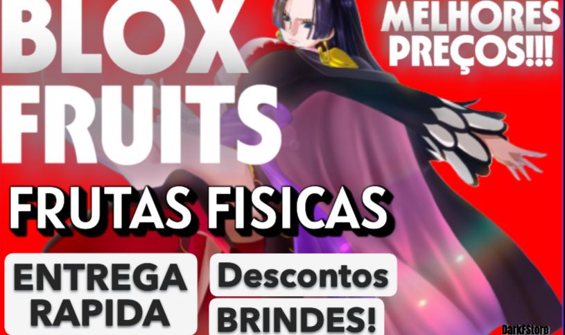 FRUTAS FISICAS e SKINS BLOX FRUIT BARATO