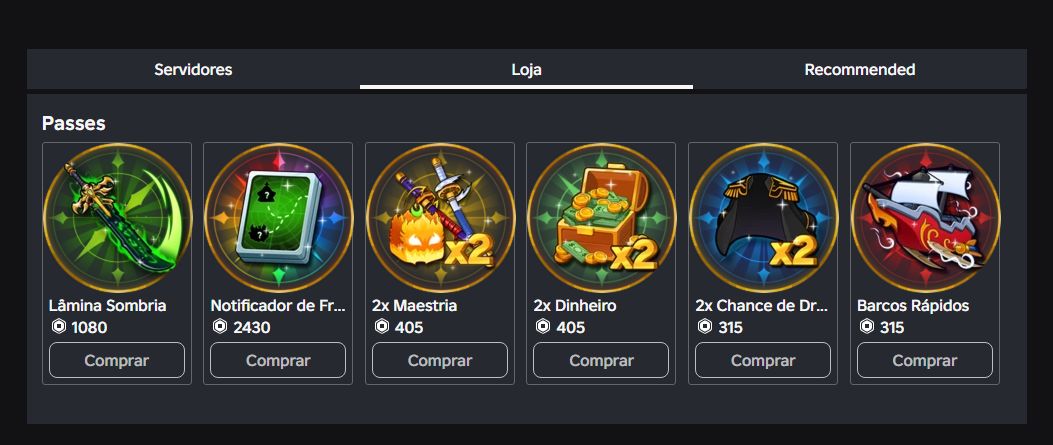 Blox Fruits (Gamepass + Fruits Perma!) / Compre Mais Barato!