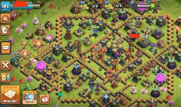 CONTA CV14 CLASH OF CLANS NIVEL 183