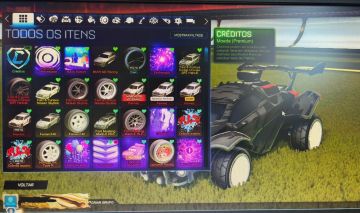 CONTA ROCKET LEAGUE COM MCQUEEN, F40, SKYLINE, EXPLOSAO DO BOB ESPONJA