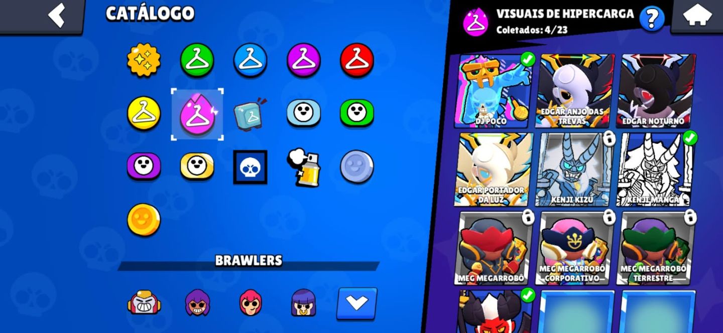 CONTA BRAWL STARS 130K TROFÉUS FULL MAXIMADOS TODOS OS BUFFIES