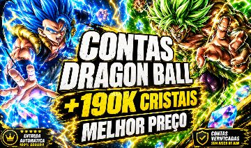 CONTAS DRAGON BALL LEGENDS 90.000 ATÉ 100.000 CHRONO CRYSTALS! ENTREGA IMEDIATA!