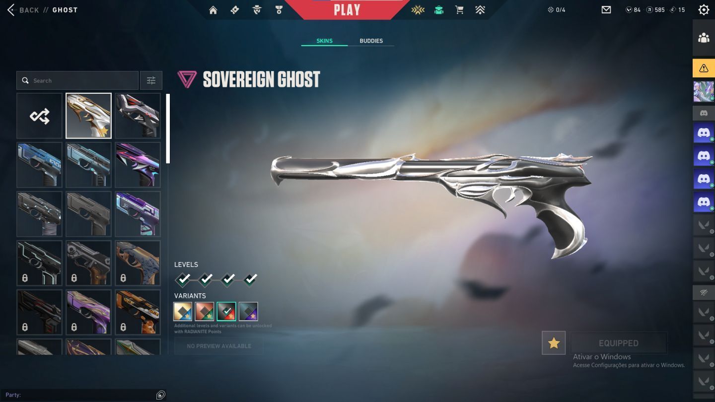 CONTA VALORANT+700 GASTOS, PRELUDIO, IMPERIUM,RECON,KARAMBIT+PISTOLAS(negociavel