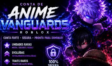Conta de Anime Vanguards e Blade Ball