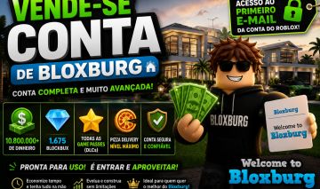 VENDE-SE CONTA DE BLOXBURG COMPLETA E MUITO AVANÇADA