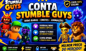 Conta Stumble Guys Completa | Muitas Skins Raras | Ótimo Preço