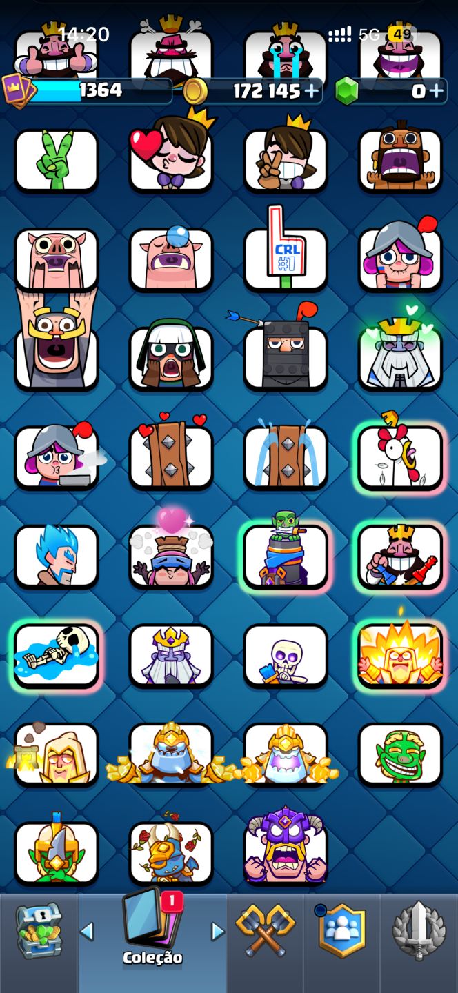 CoC CV18 95% FULL + Conta de Clash Royale Recheada com 12030 Troféus! OFERTAS ON