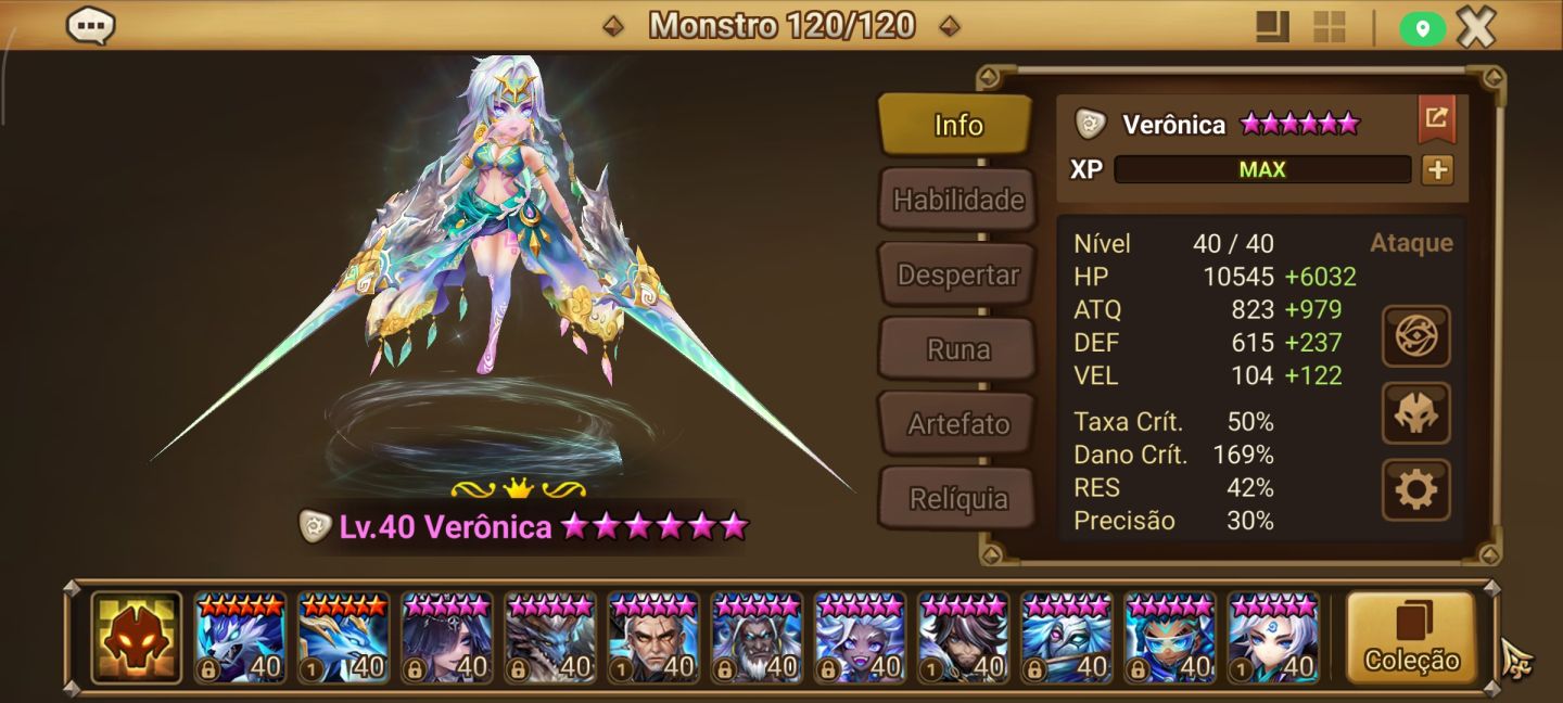 Ásia summoners war 2 Ld ciri light e veronica