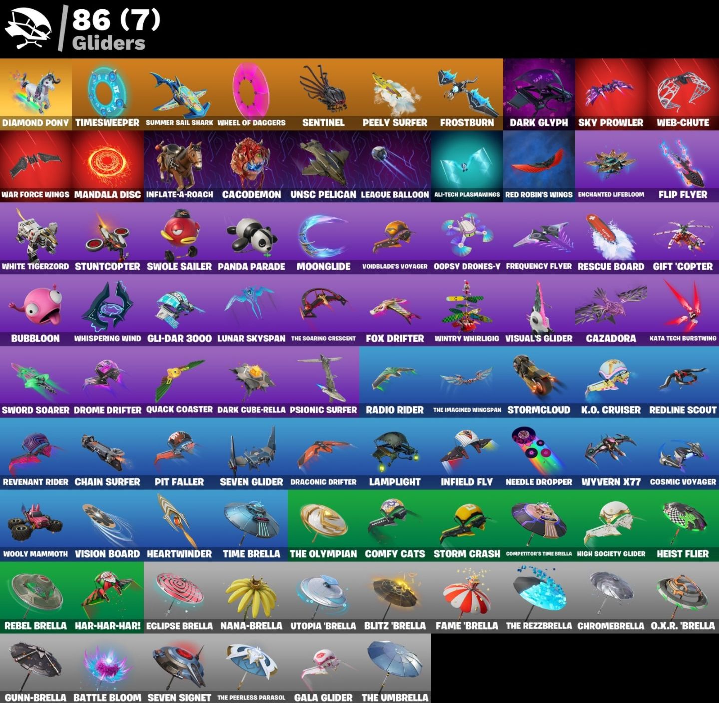 CONTA DE FORTNITE COM 73 SKINS | Glitch | PROMOÇÃO!