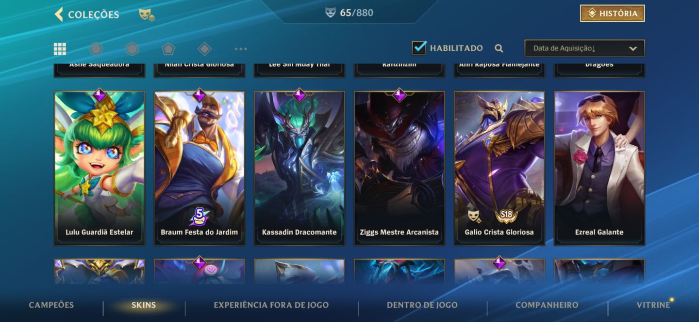 Conta Wild Rift Mestre 3