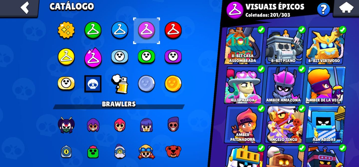 Conta de Brawl stars mestre 3 rara