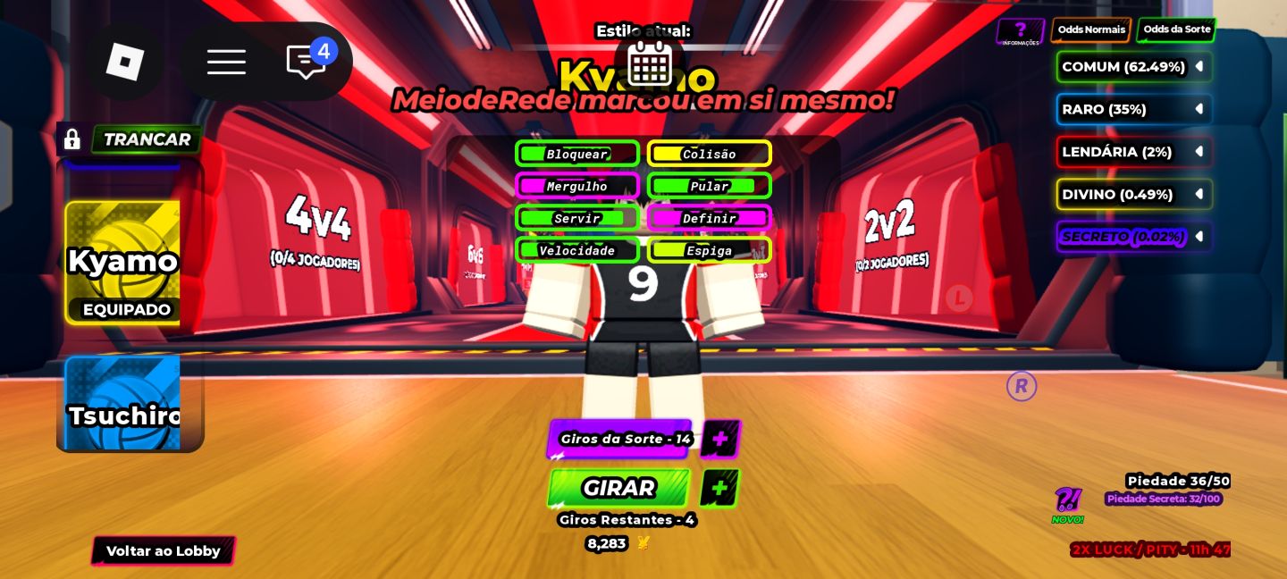 TSK CONTA A VENDA, SANU E KISUKI TAMBÉM, PARA SAIR RÁPIDO TEM EXTRA TOUCH LVL 68