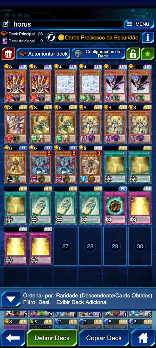 Conta duel links inicial top com decks meta nova box zerada 3 X de cada