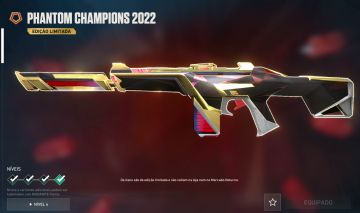 Conta valorant Phantom champions 2022 Rara 20% off