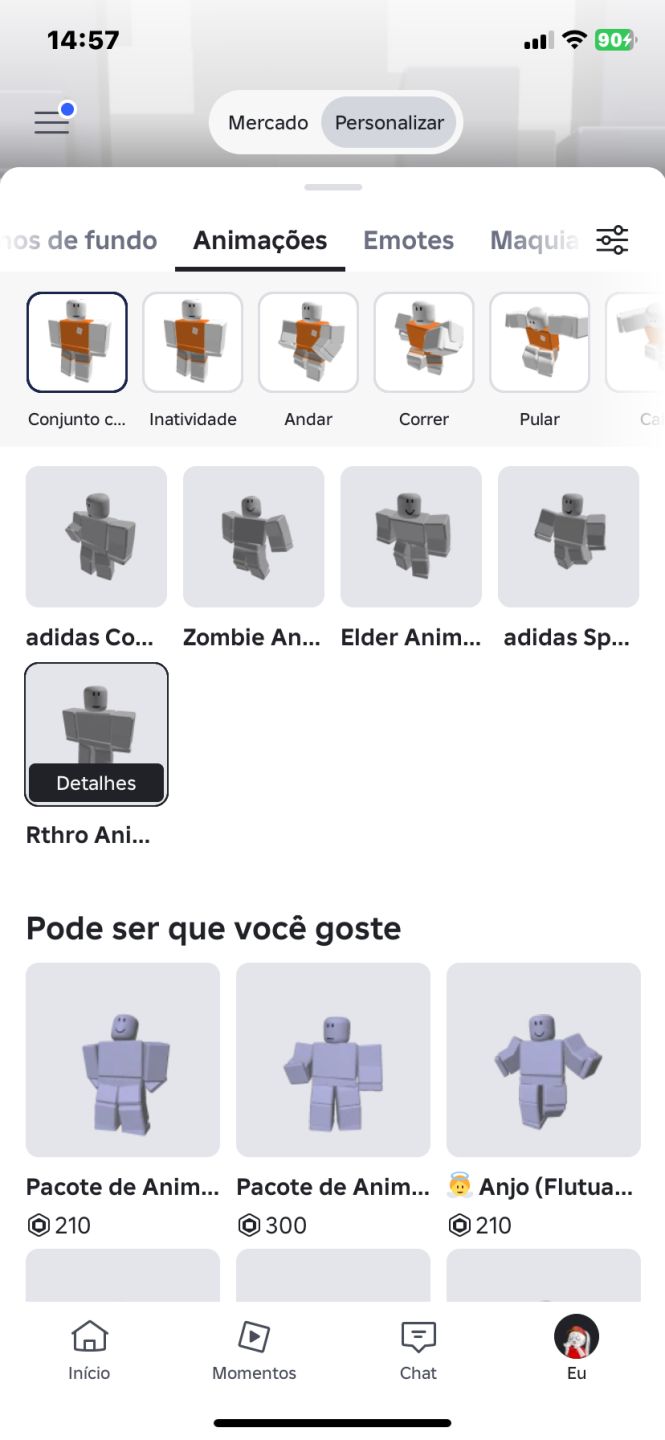 CONTA ROBLOX COM KORBLOX E SKINS