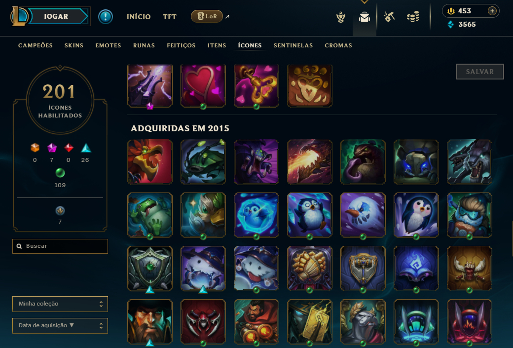 Conta lol - elise janna morgana vitoriosa e outras