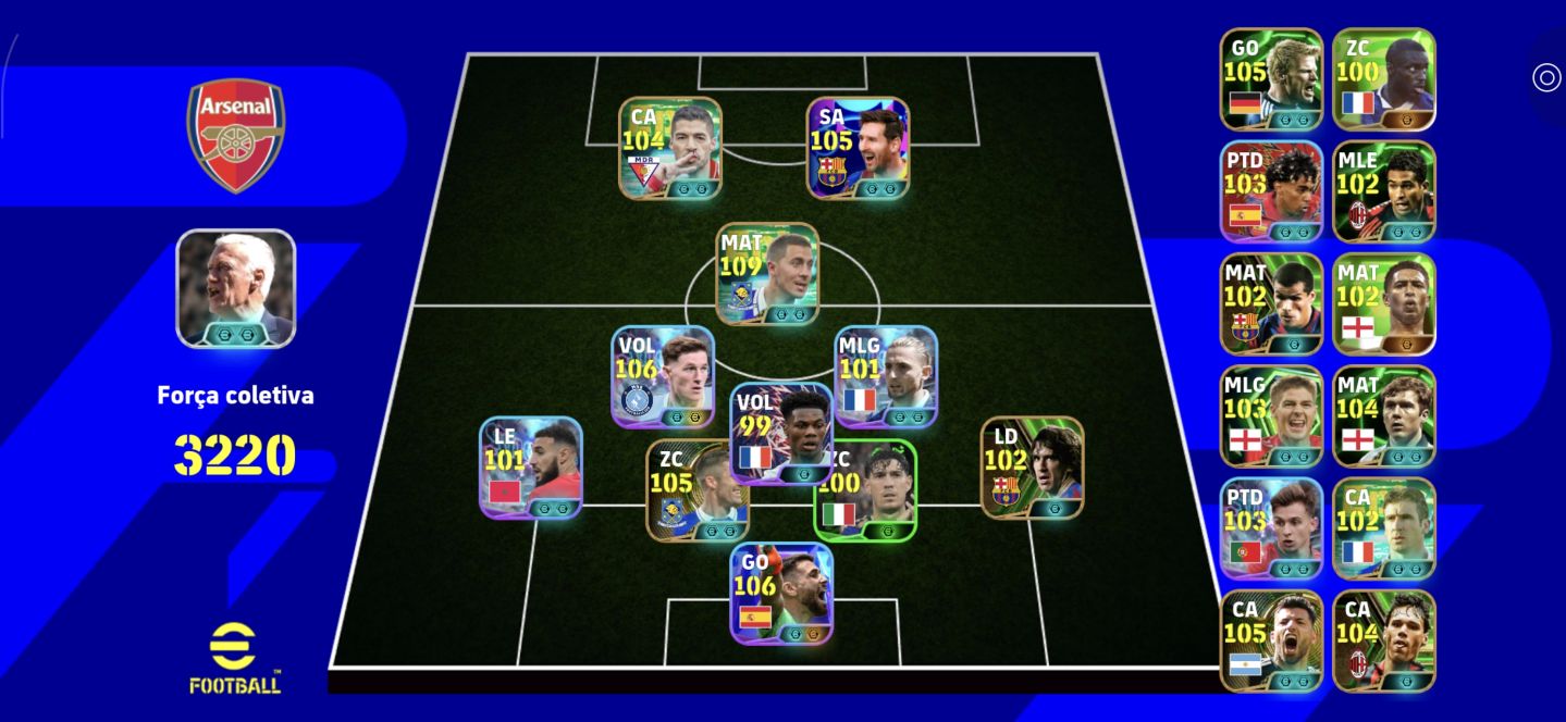 Conta efootbal mobile completinha