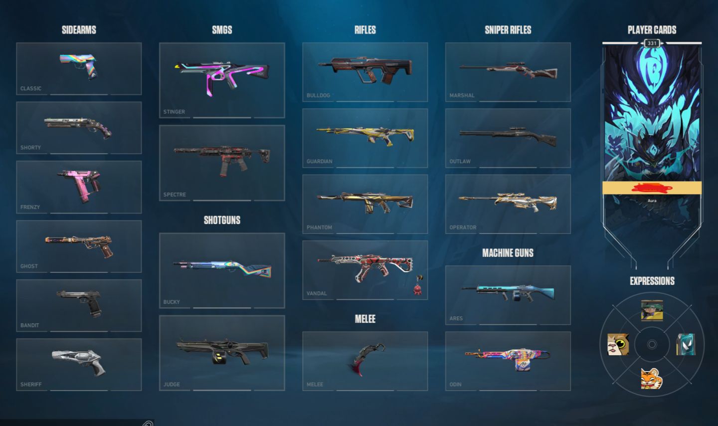 CONTA ASC 1 !! MUITAS SKINS RARAS VANDAL E FACA - 60K VP GASTO - NEGOCIO VALOR!