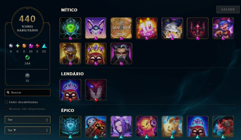 CONTA LOL 2018 - SKINS 306 - 78 CROMAS - Acompanha conta Valorant + skins