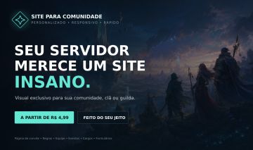 CRIO UM SITE INSANO PARA SUA COMUNIDADE OU SERVIDOR DO DISCORD