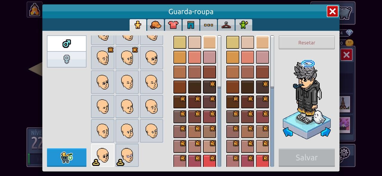 Conta Habbo Br Super Rara | Visuais Super Raro e Emblemas raros