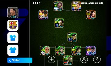 Conta efootball son primeiro blitz curler