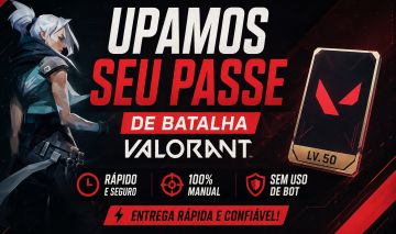 UPAMOS SEU PASSE DE BATALHA | Valorant | 100% Manual
