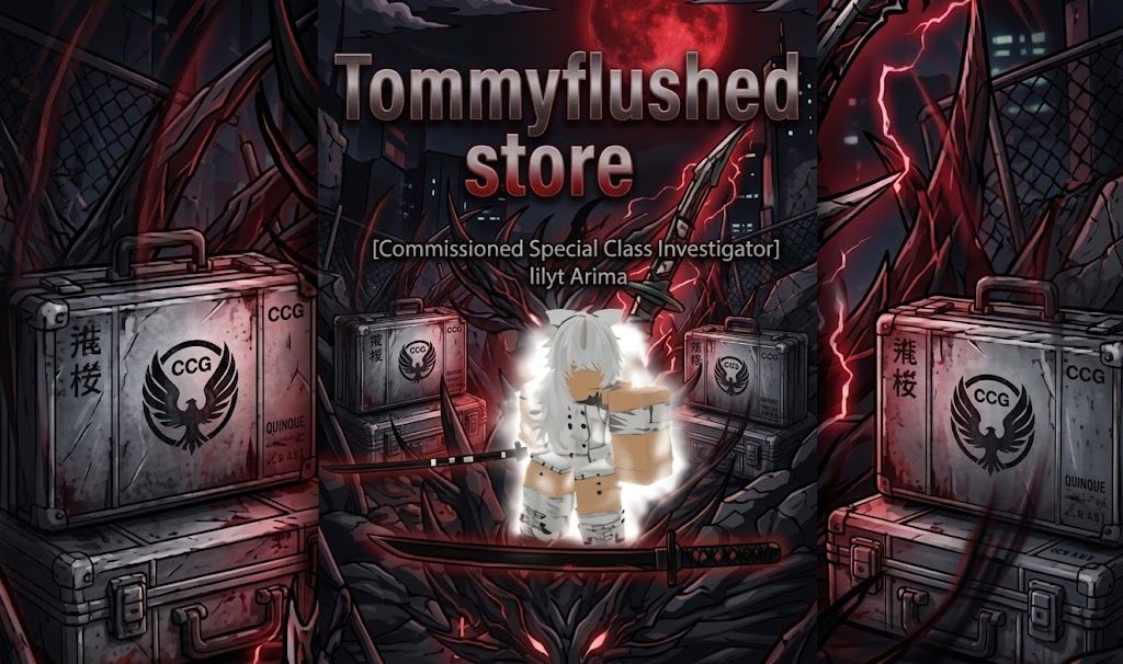 Tommyflushed Shop, Skinbox e todos os items/serviços no ghoulre